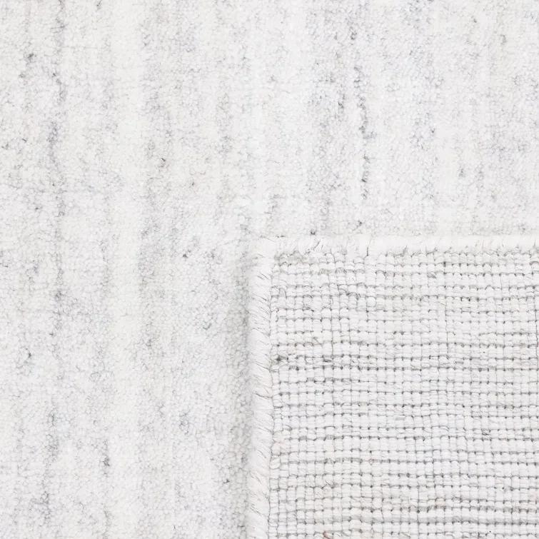 Harbor Hand Loomed Wool/Viscose/Cotton Area Rug in Ivory