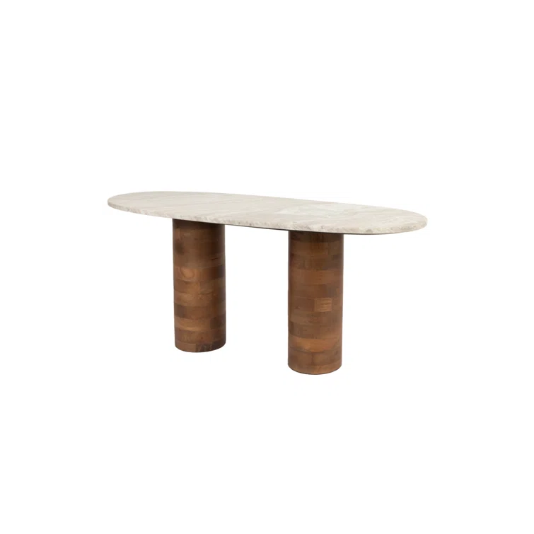 Luxury Furnitures Kouk Marble Top Single Coffee Table