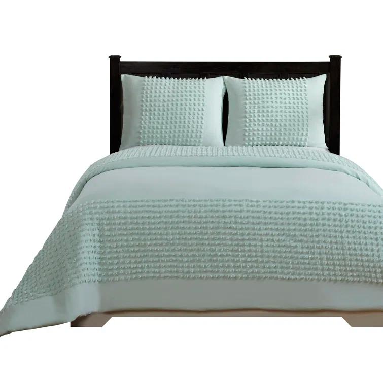 Better Trends 100% Cotton 3 Piece Comforter Set with Sham