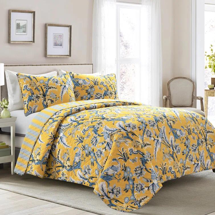Lush Decor Dolores Reversible Quilt Set & Reviews | Wayfair