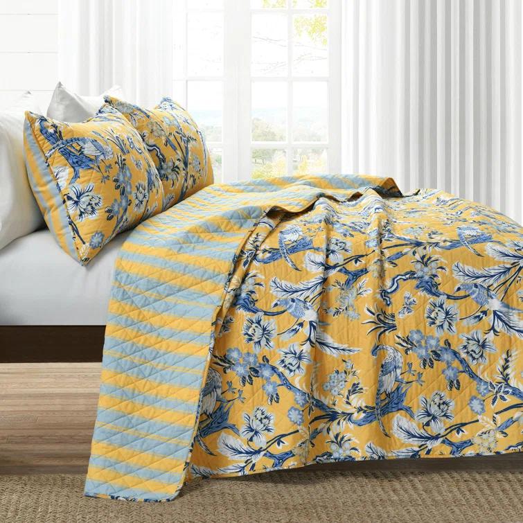 Lush Decor Dolores Reversible Quilt Set & Reviews | Wayfair