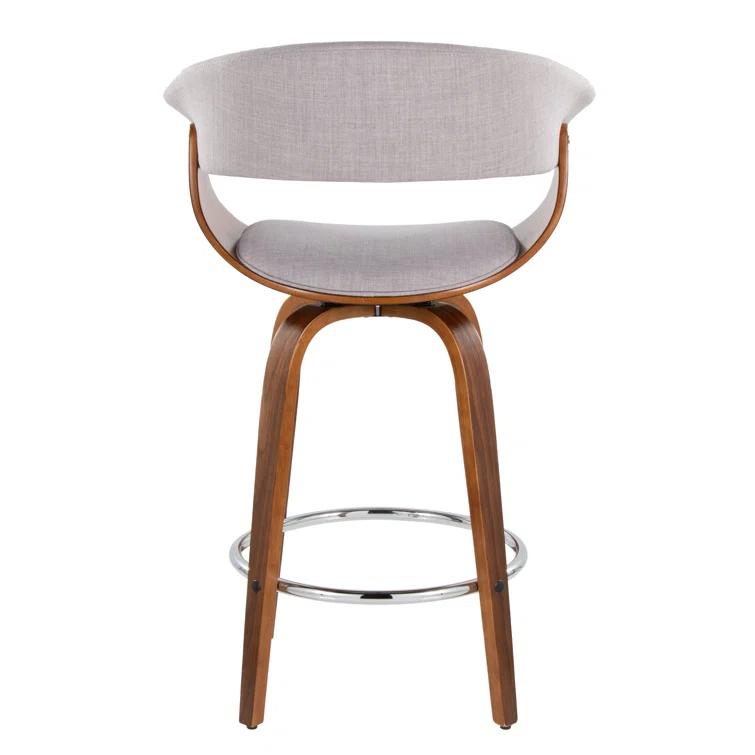 Vintage Mod Fixed-Height Counter Stool - Set Of 2