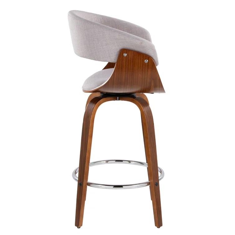 Vintage Mod Fixed-Height Counter Stool - Set Of 2