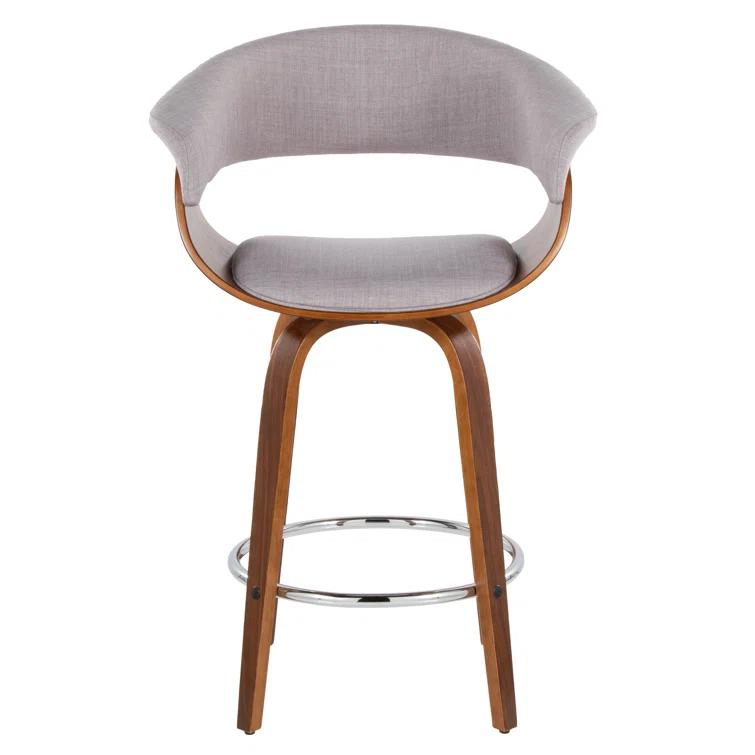 Vintage Mod Fixed-Height Counter Stool - Set Of 2