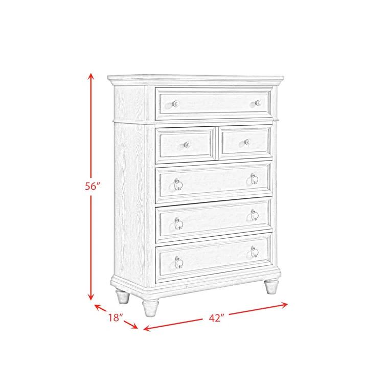 Picket House Furnishings Emiko Panel 3PC Bedroom Set In Light Grey