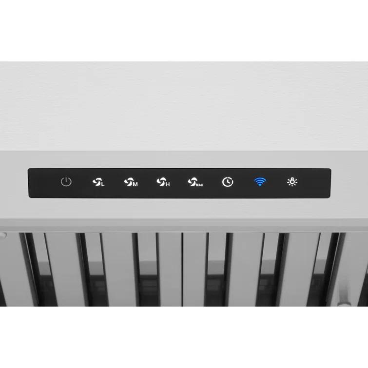 30" 540 CFM Versatile Under Cabinet or Wall Mounted Range Hood in Stainless Steel with Smart Feature