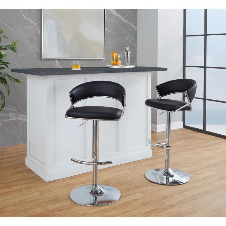 LumiSource Jie Adjustable Barstool - Set Of 2