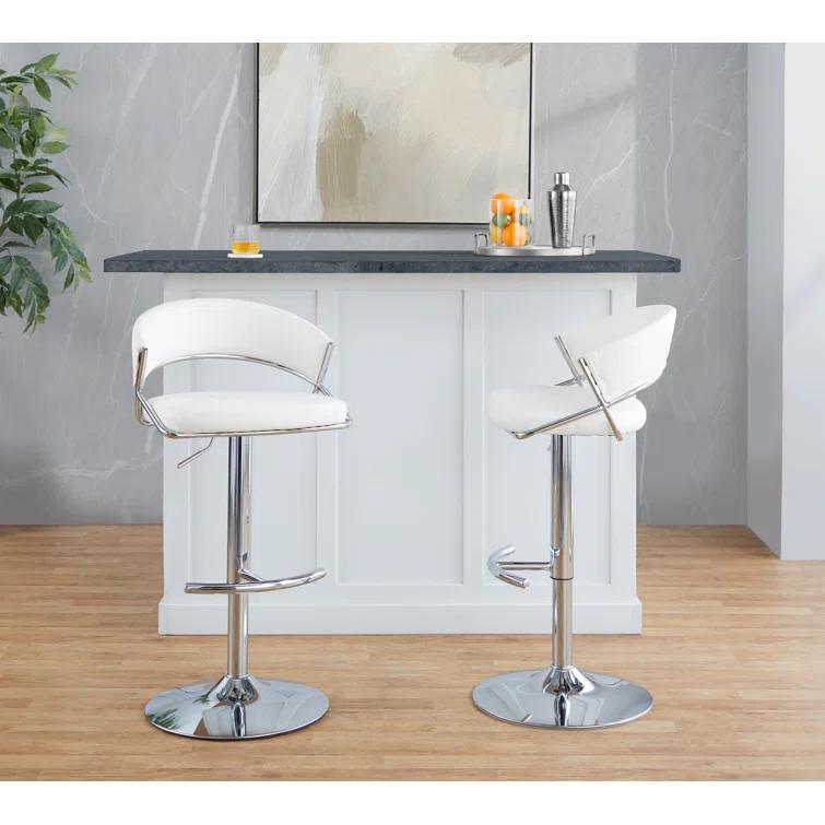 LumiSource Jie Adjustable Barstool - Set Of 2