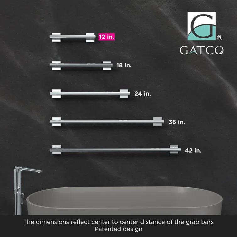Elevate Wall Mount Stainless Steel Grab Bar, ADA Compliant Safety Bar