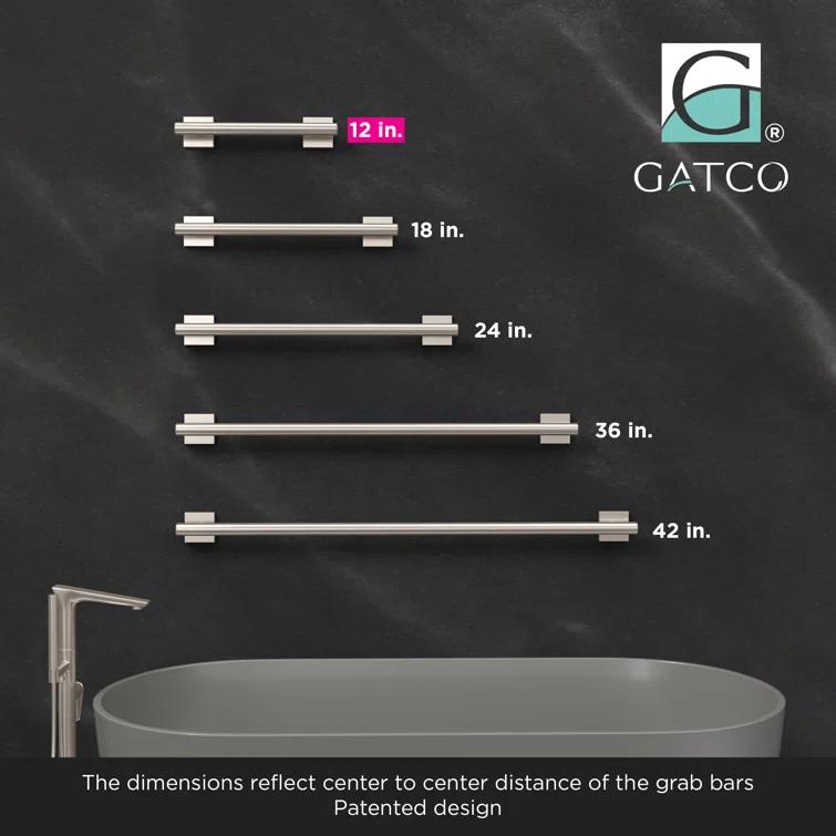 Elevate Wall Mount Stainless Steel Grab Bar, ADA Compliant Safety Bar