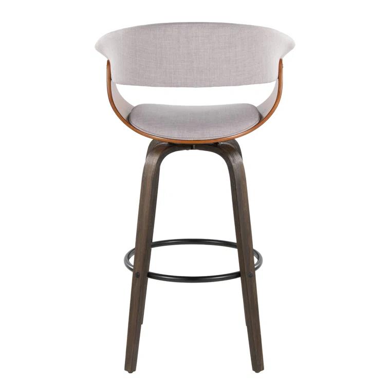 Vintage Mod 30" Fixed-Height Barstool - Set Of 2