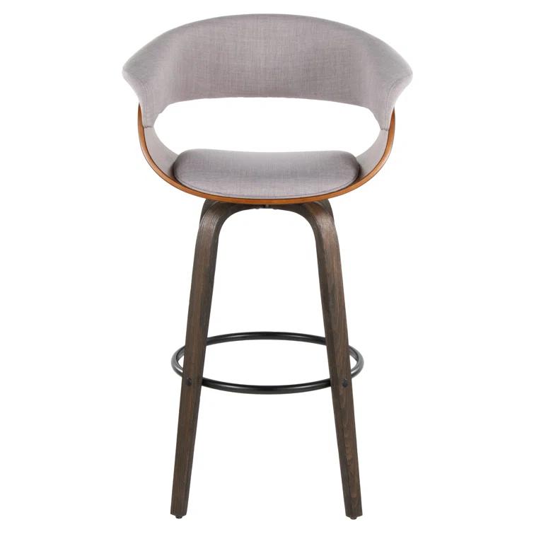 Vintage Mod 30" Fixed-Height Barstool - Set Of 2
