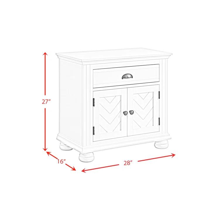 Picket House Furnishings Conaughey Panel 3PC Bedroom Set In White
