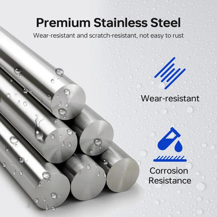 WoodBridge 56-60X62" Double Sliding Tub Door with 3/8" Thickened Upgrade Tempered Glass | Stainless Steel Hardware | Safe, Explosion-Resistant, Clear & Stylish, Sturdy & Durable  SDD6062-B