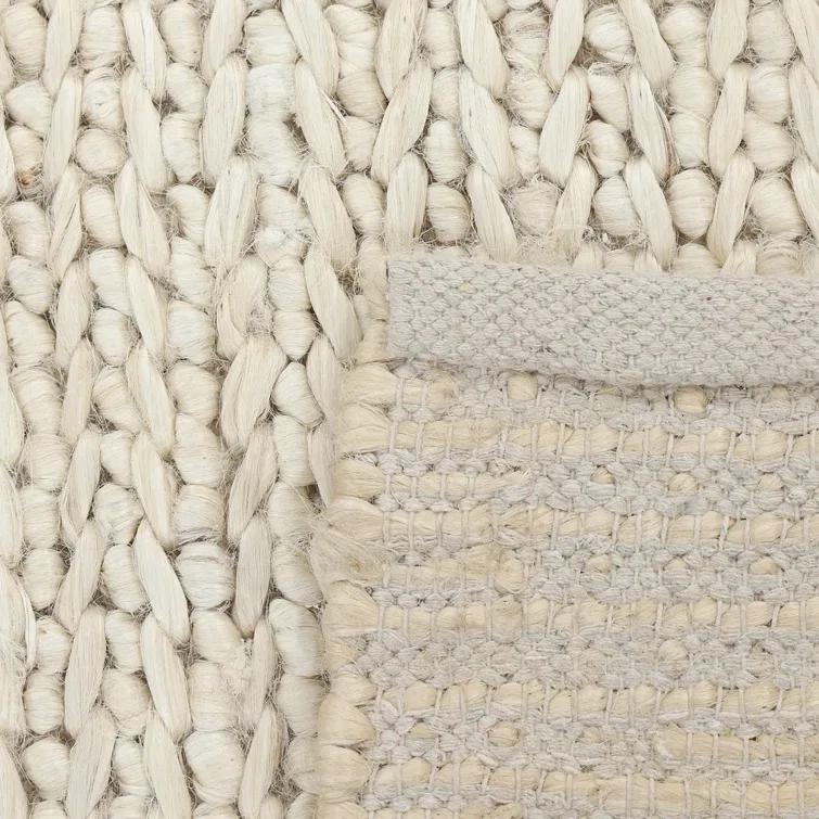 Wayne Jute Beige 9 ft. x 12 ft. Hand Woven Contemporary Transitional Area Rug