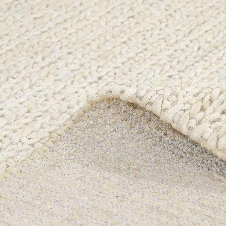 Wayne Jute Beige 9 ft. x 12 ft. Hand Woven Contemporary Transitional Area Rug