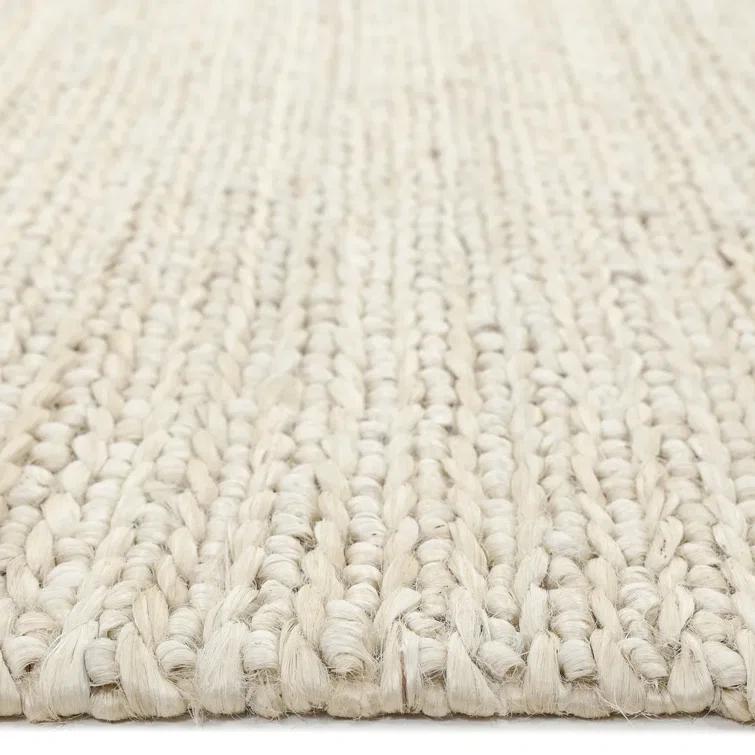 Wayne Jute Beige 9 ft. x 12 ft. Hand Woven Contemporary Transitional Area Rug
