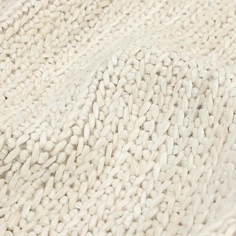 Wayne Jute Beige 9 ft. x 12 ft. Hand Woven Contemporary Transitional Area Rug