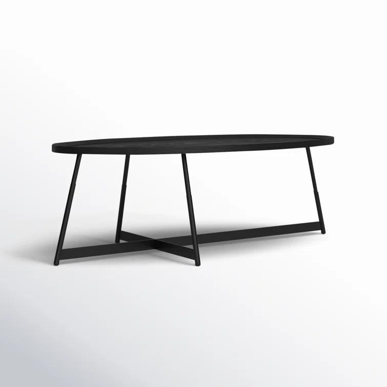 Gweneth Oval Coffee Table - Black Ash