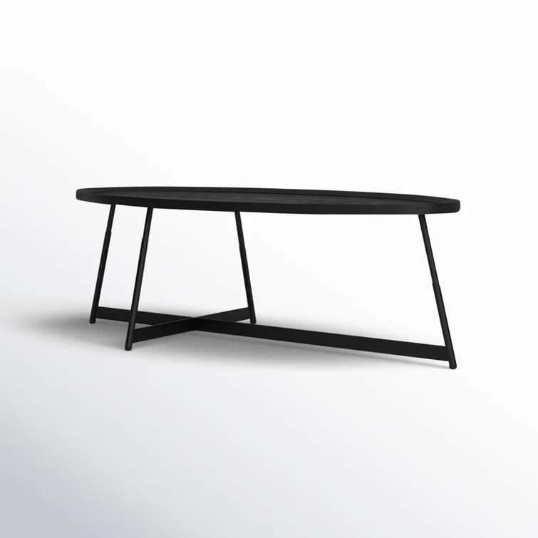 Gweneth Oval Coffee Table - Black Ash
