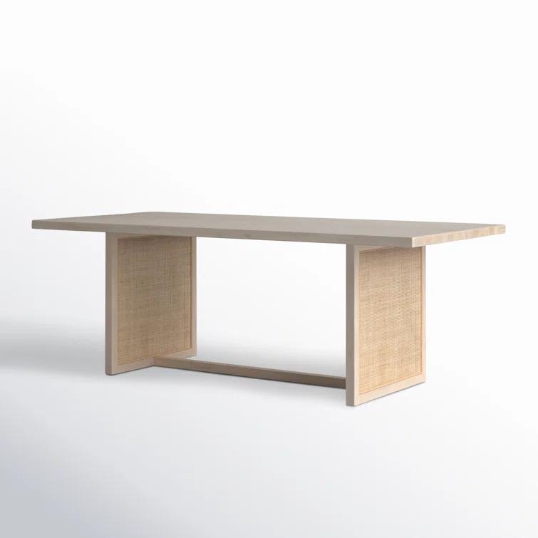 Yvette Woven Rectangle Dining Table (84")