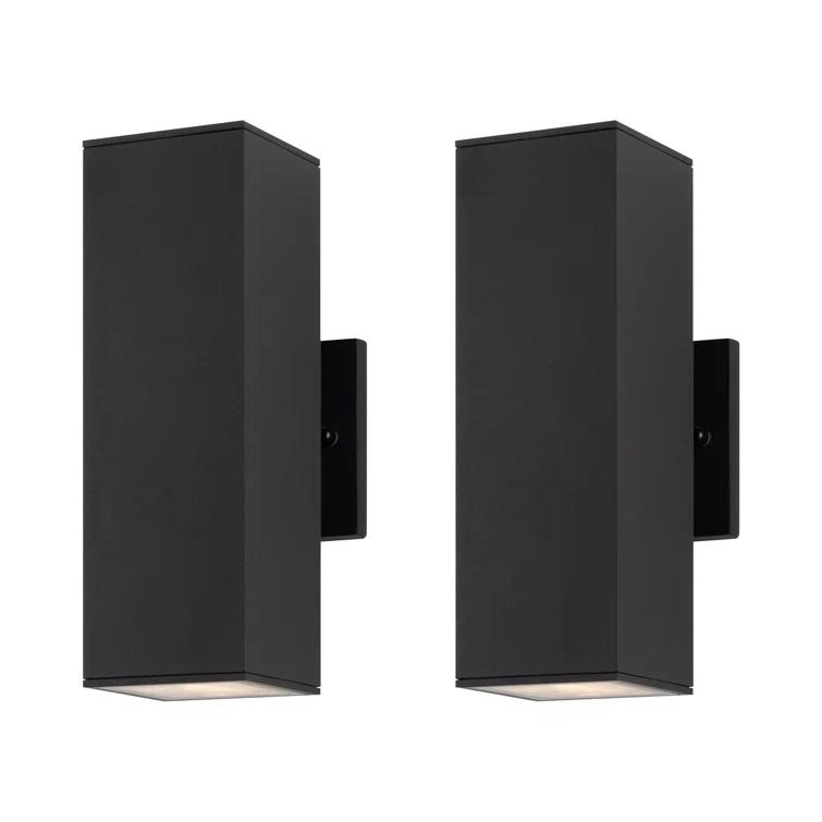 Alvisa Outdoor Wall Light in 2 Lights with Aluminum
