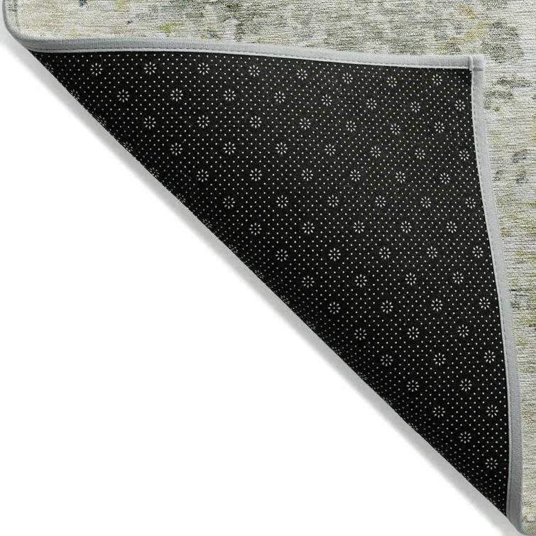 Machine Washable Indoor/Outdoor Cicel ACN1128 Sage Rug