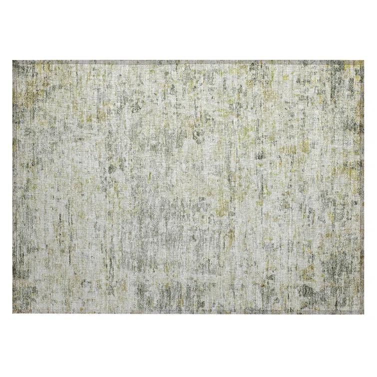 Machine Washable Indoor/Outdoor Cicel ACN1128 Sage Rug