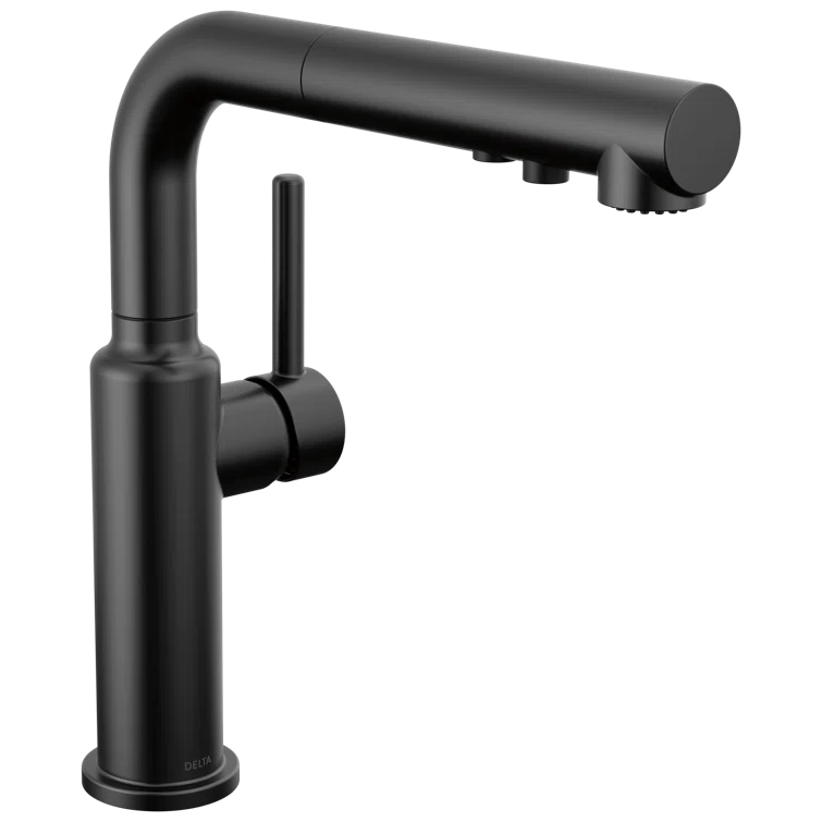 Daneri Pull-Out Sprayer Kitchen Faucet, Single Handle Kitchen Sink Faucet