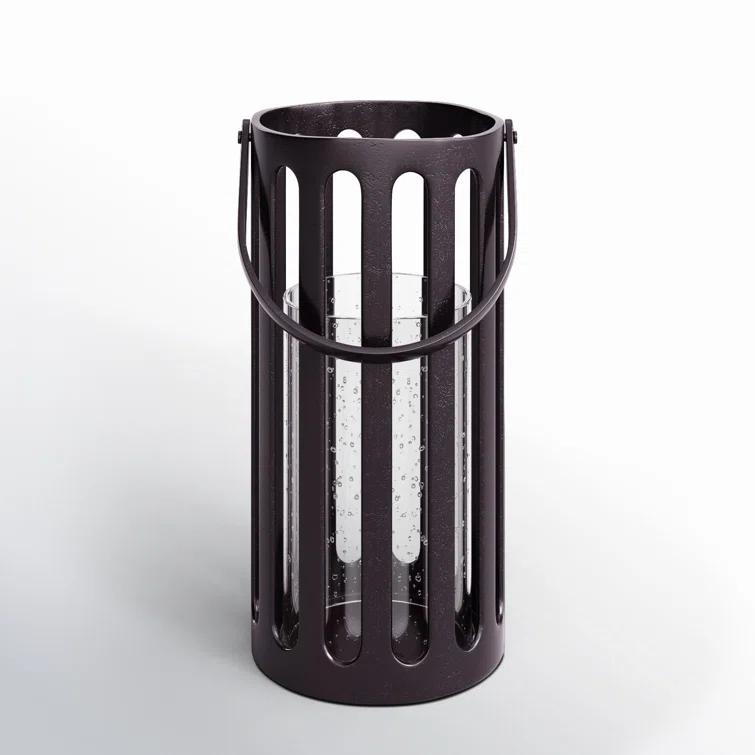 Plum & Post Huxley Hurricane Candle Holder Short