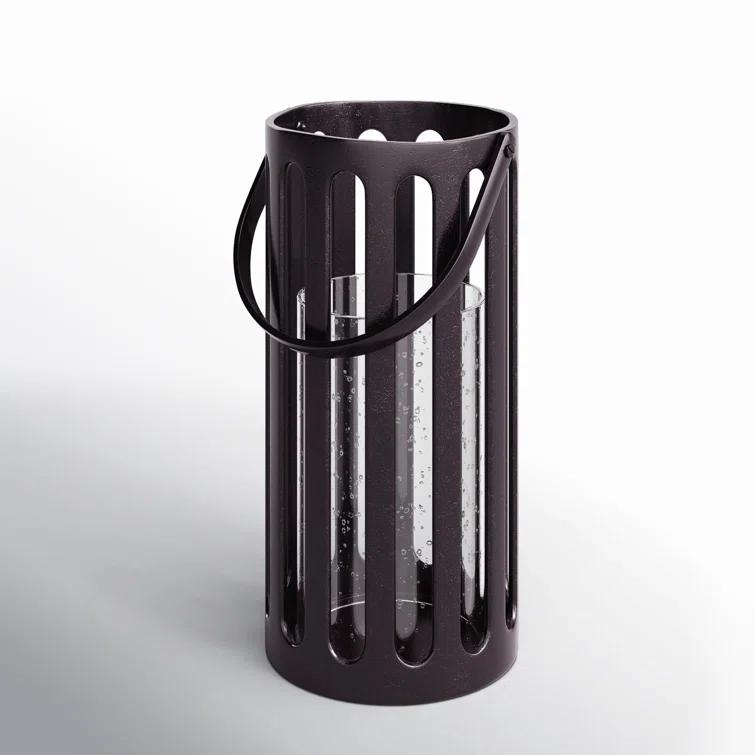 Plum & Post Huxley Hurricane Candle Holder Short