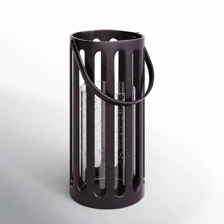 Plum & Post Huxley Hurricane Candle Holder Short