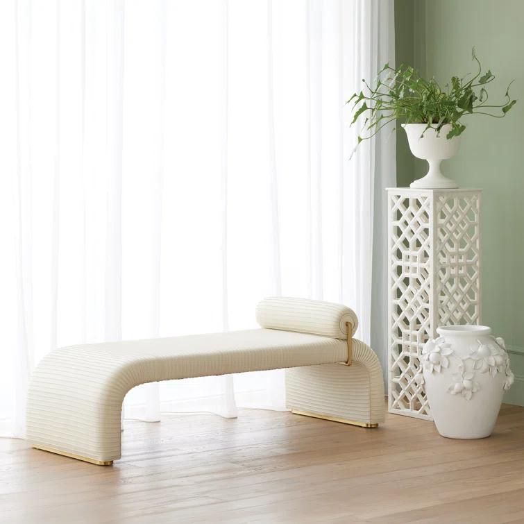 Global Views Villa Limone Urn-Matte White