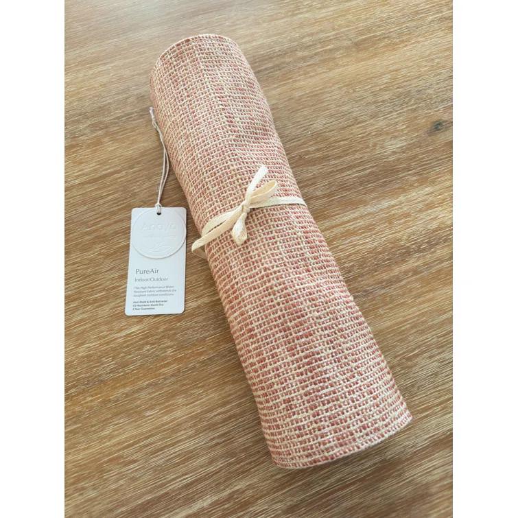 Anaya Desert Red Wrinkle Resistant Indoor Outdoor Table Runner