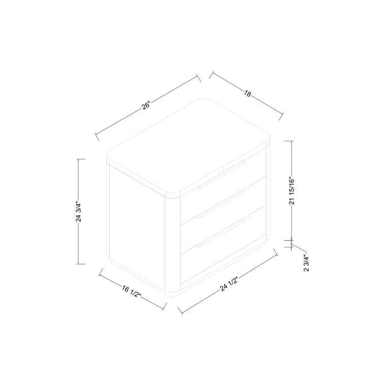 Tramore Modern Nightstand
