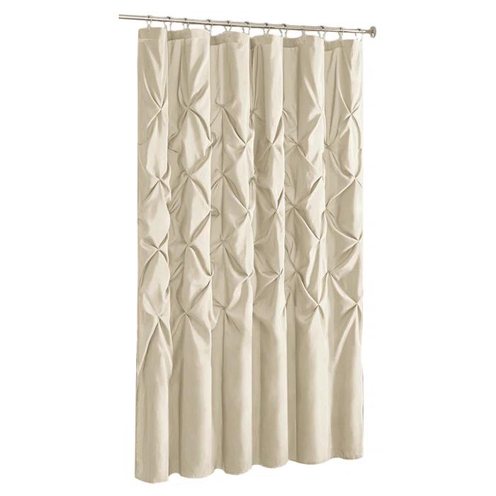 Madison Park Laurel Solid Color Single Shower Curtain
