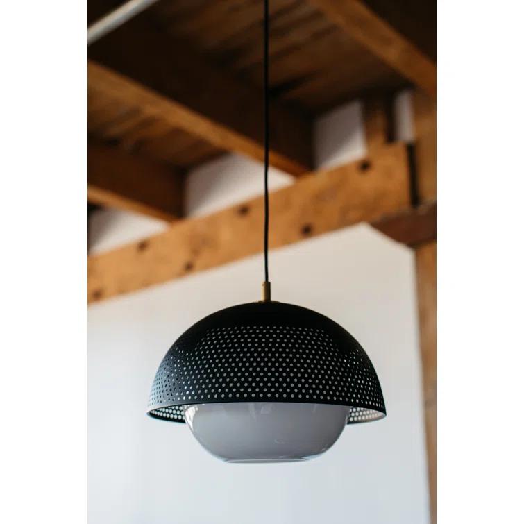 Bacco Single Light Glass Dimmable Pendant