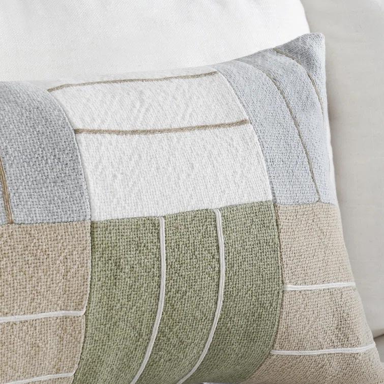 Villa by Classic Home Niya Linen Blend Multicolor Throw Pillow