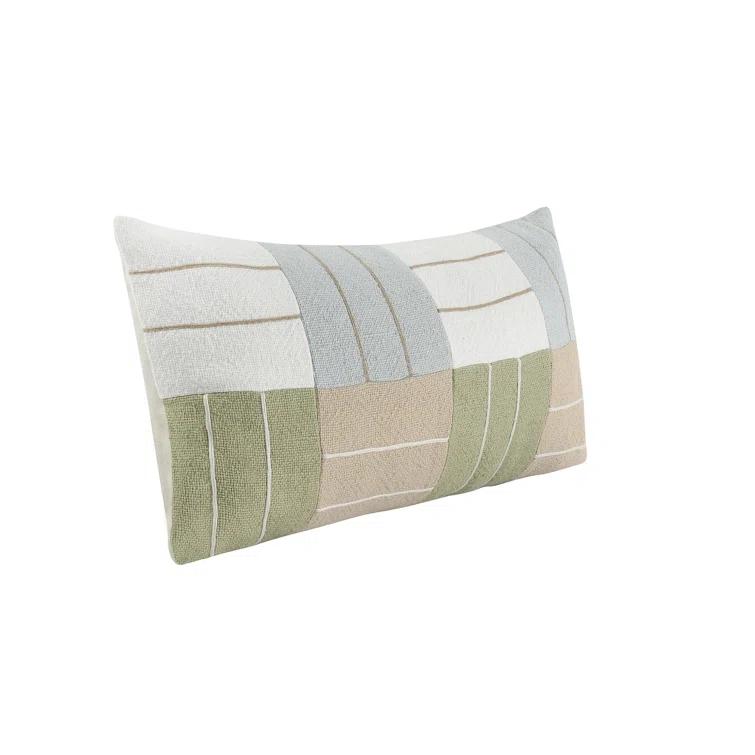 Villa by Classic Home Niya Linen Blend Multicolor Throw Pillow