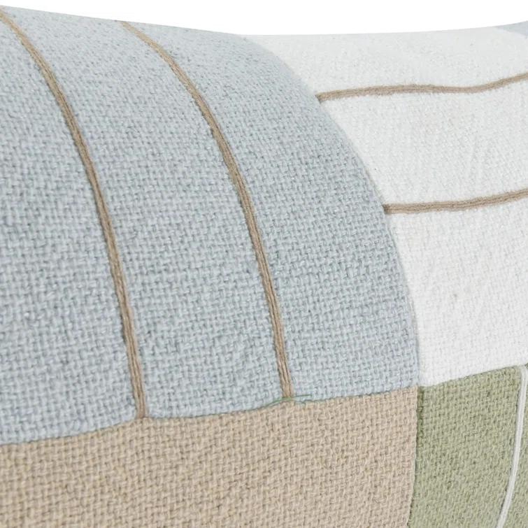 Villa by Classic Home Niya Linen Blend Multicolor Throw Pillow