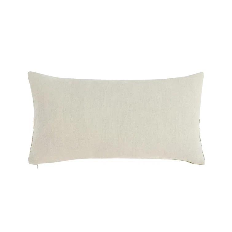 Villa by Classic Home Niya Linen Blend Multicolor Throw Pillow