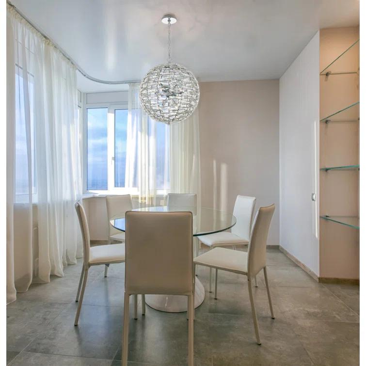 Alta 12 - Light Polished Chrome Unique/Statement Pendant
