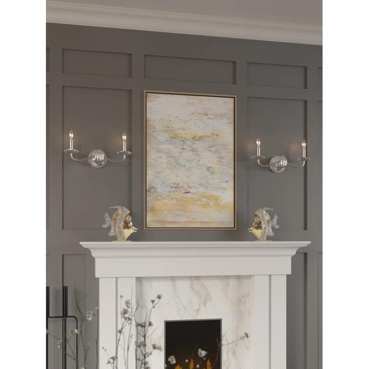 Kalco Solid Brass Candle Wall Light