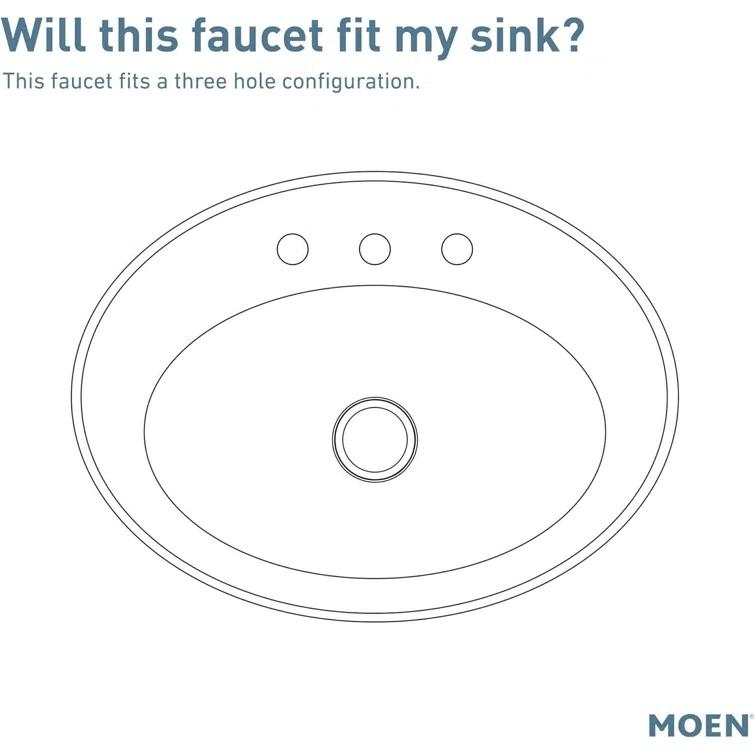 Moen 6401ORB Belfield Two-Handle Centerset Bathroom Faucet in Oil Rubbed Bronze