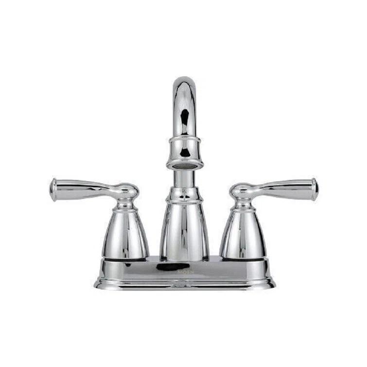 Moen Banbury 4-in Centerset 2-Handle Bathroom Faucet in Chrome