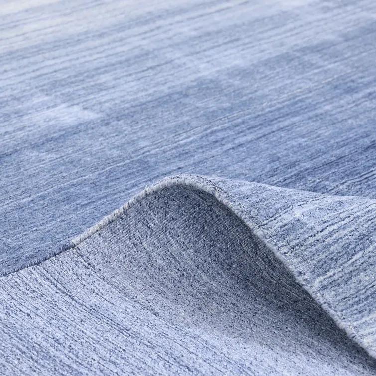 Rafael Hand-Crafted Blue Ombre Wool 8' x 10' Area Rug