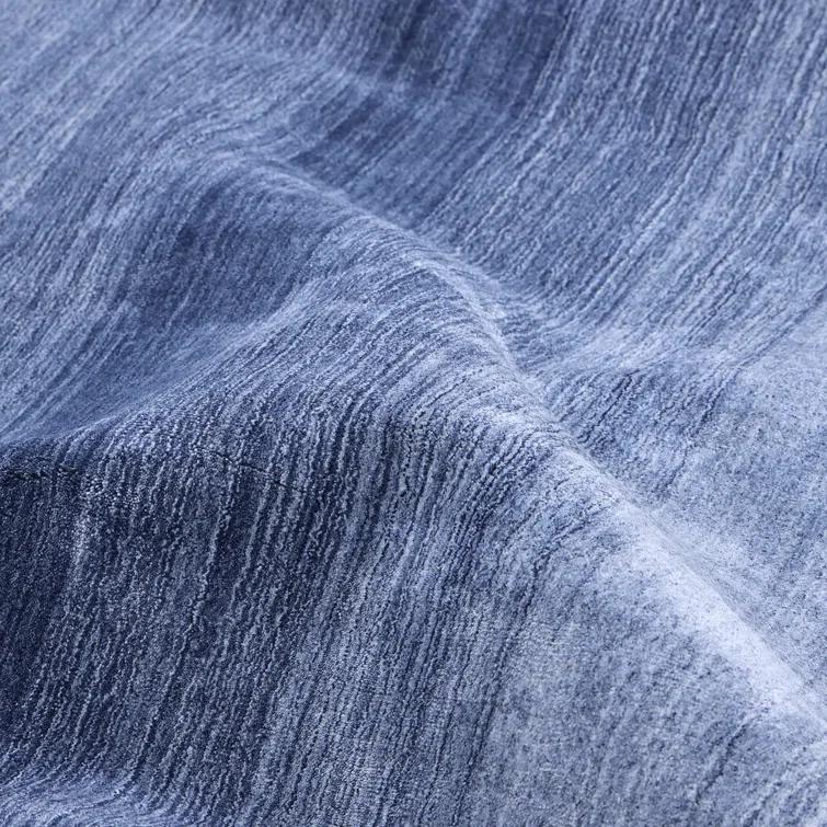 Rafael Hand-Crafted Blue Ombre Wool 8' x 10' Area Rug