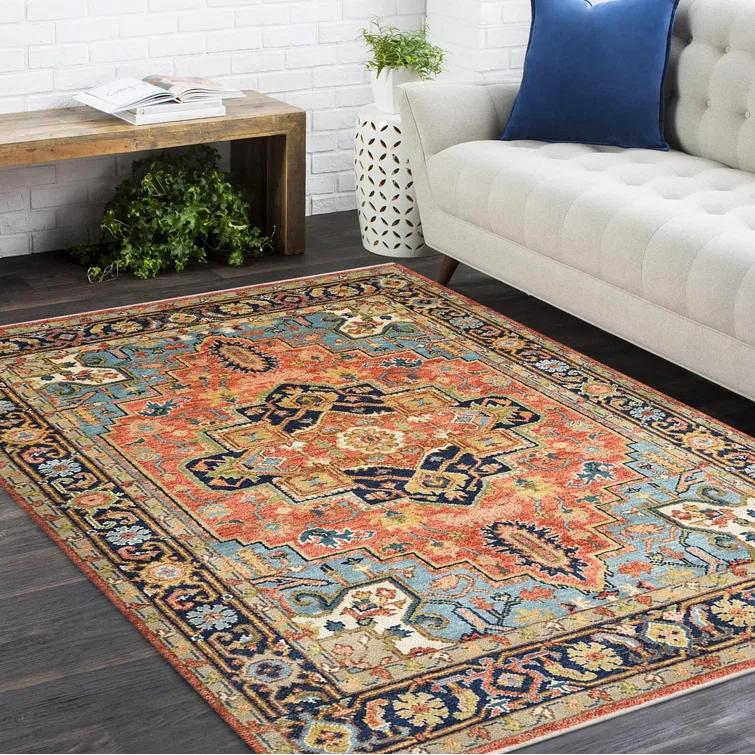 Handmade Geometric Wool 8' x 10' Rectangular Rug