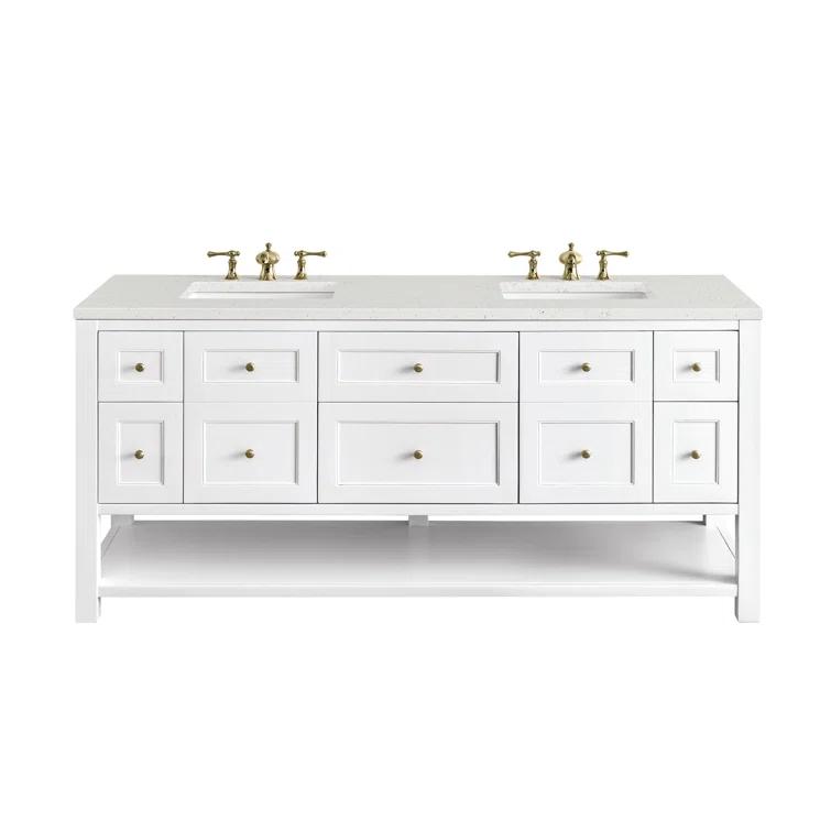 Breckenridge 72" Double Bathroom Vanity Set