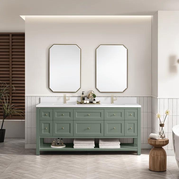 Breckenridge 72'' Double Bathroom Vanity with Top